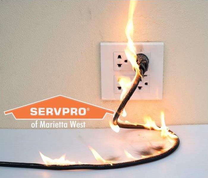 Fire in an outlet 